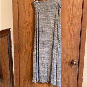 Heather grey maxi skirt